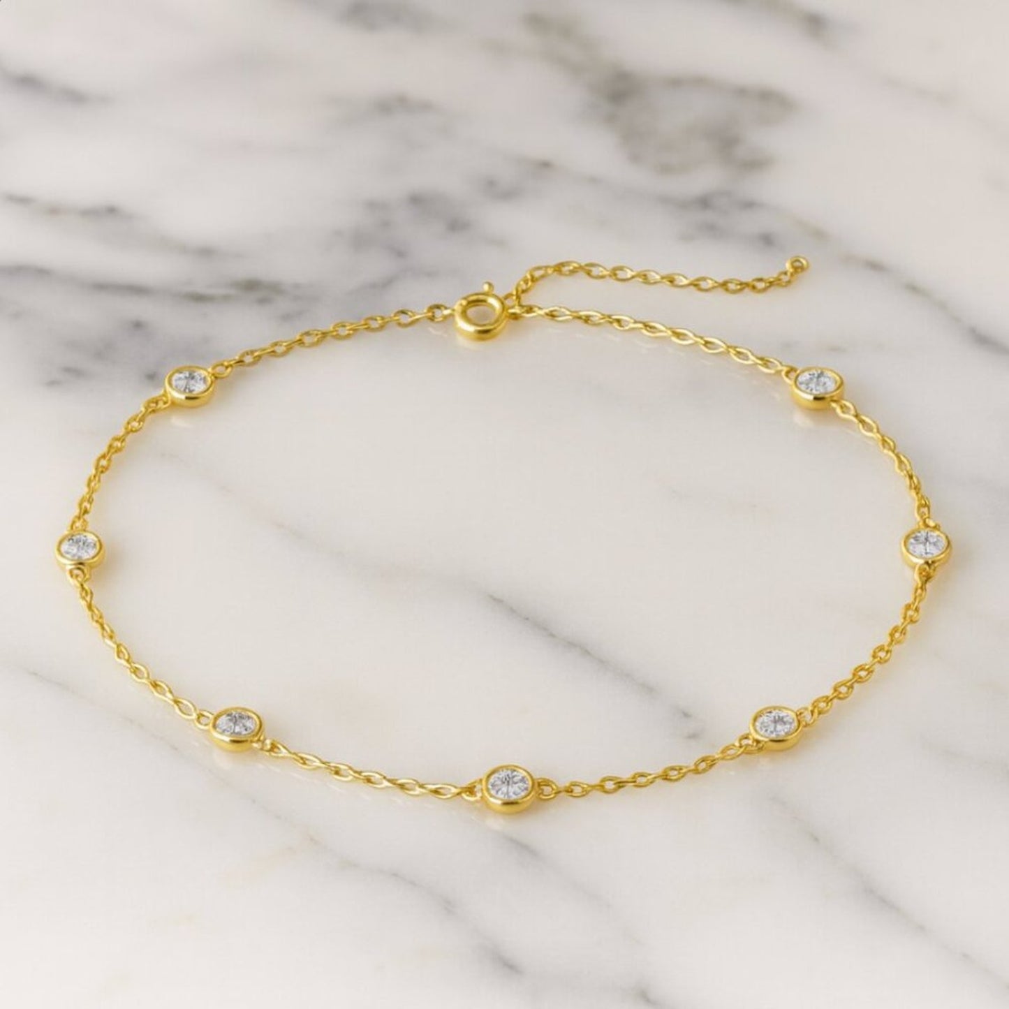 "Jossalyn" Lab Diamond Diamond Bracelet