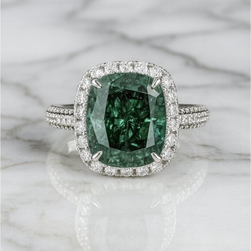 "Beatrice" Emerald Gemstone Ring
