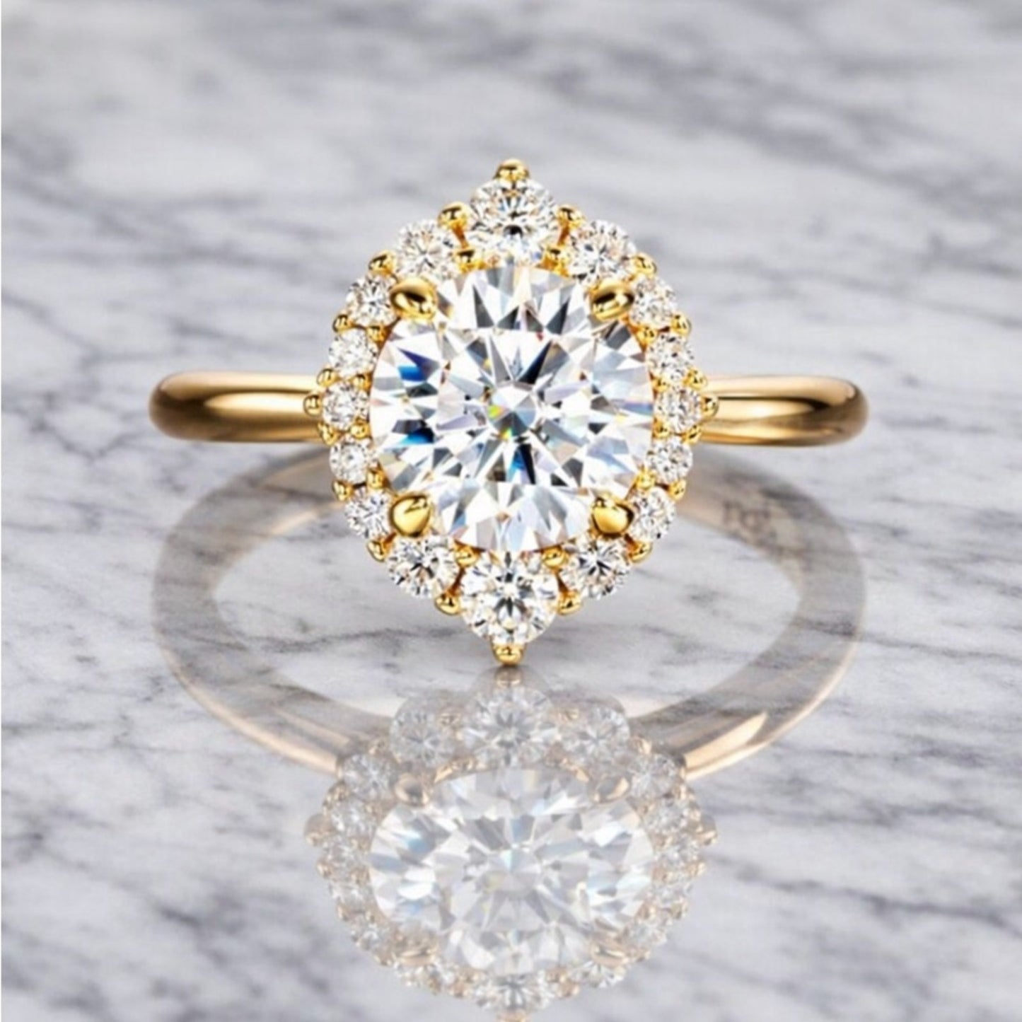 “Carter” Lab Diamond Ring Gold