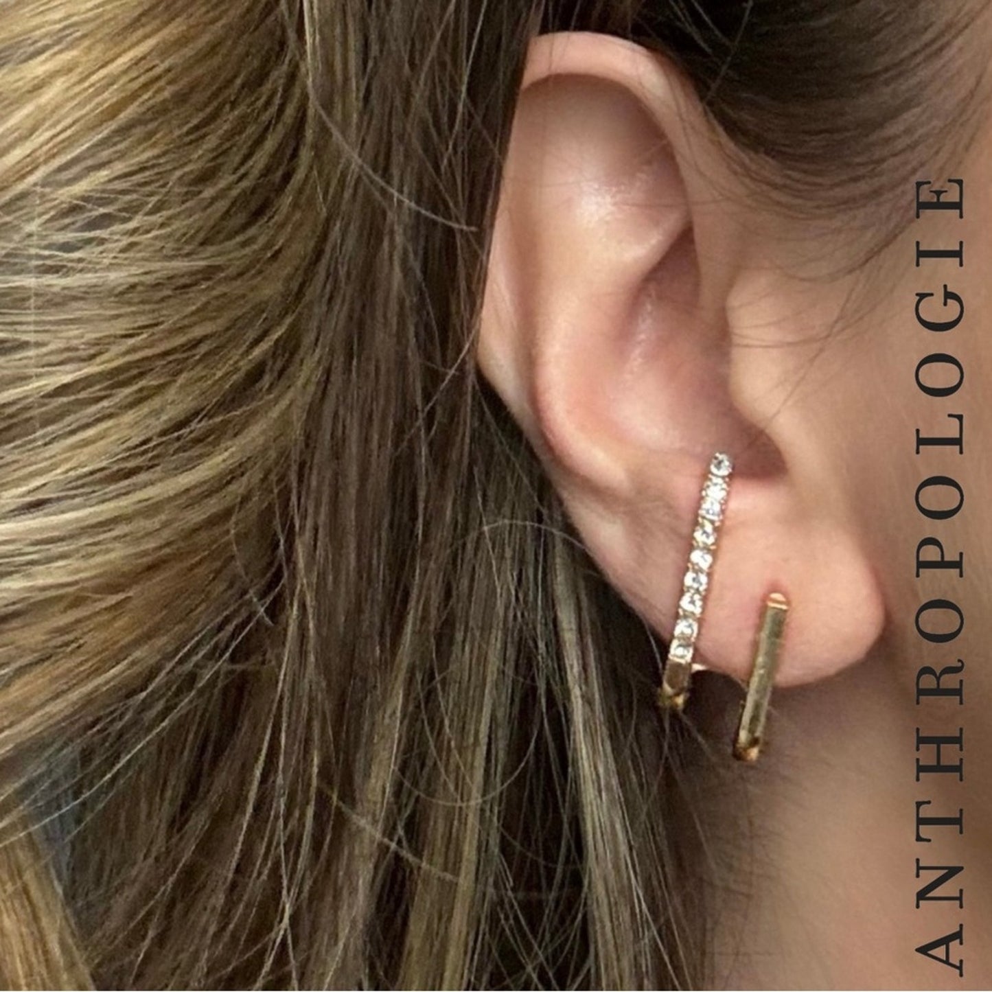 Anthro x Uncommon Illusion Double Hoops