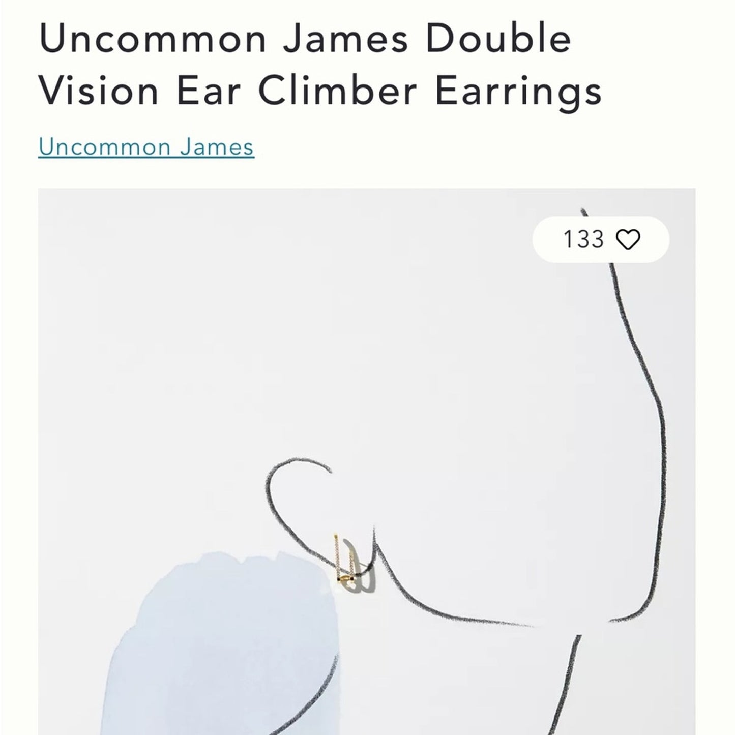 Anthro x Uncommon Illusion Double Hoops