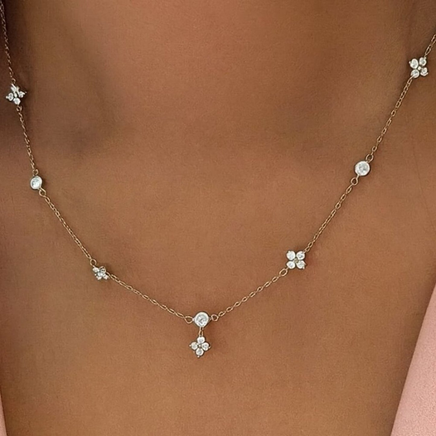 "Josephine" Silver Necklace