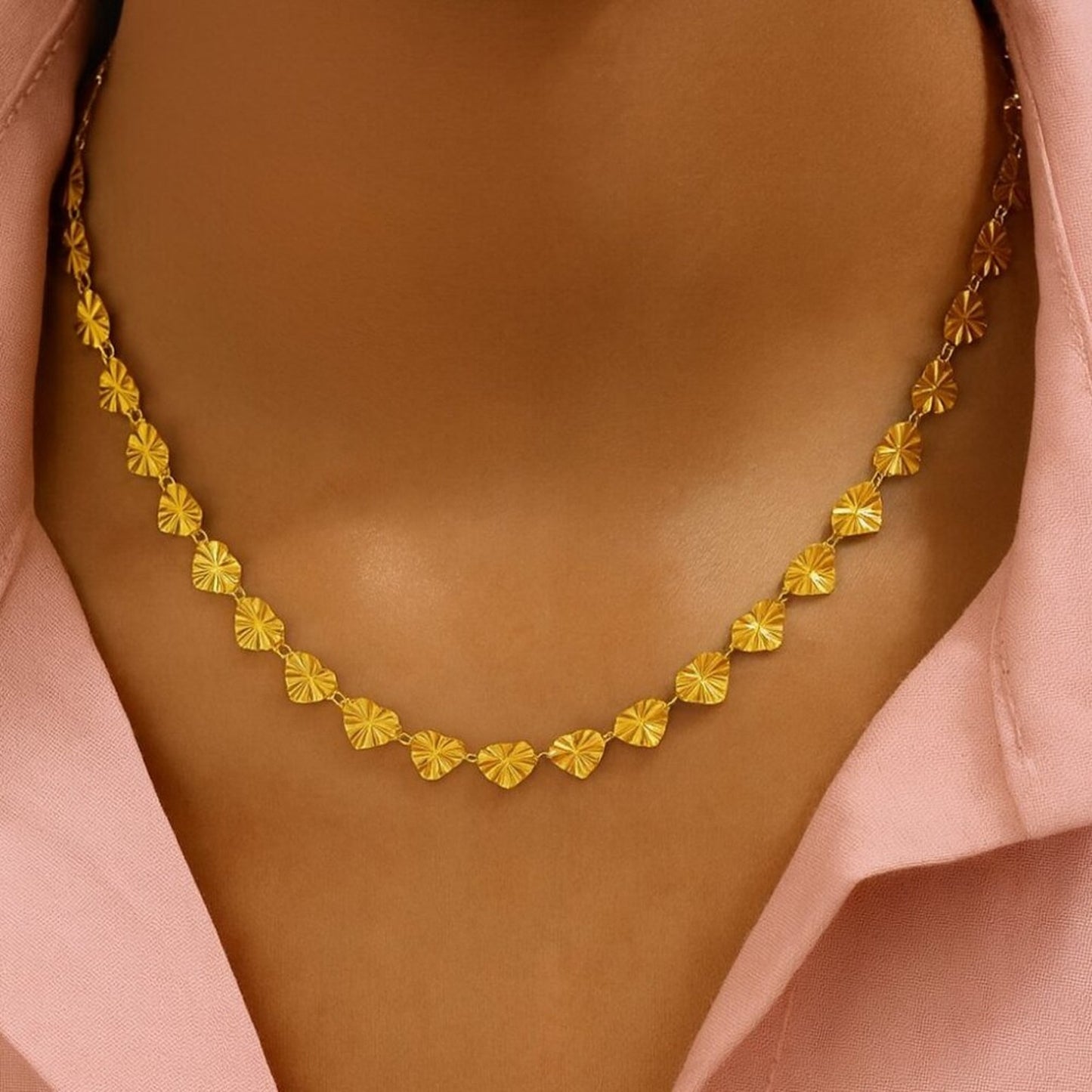 "Everlee" 18K Stainless Steel Heart Necklace