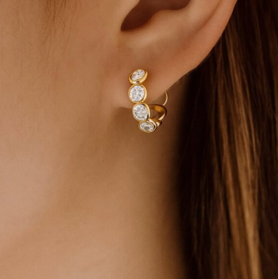 “Lulu” Luxe Gold Hoops