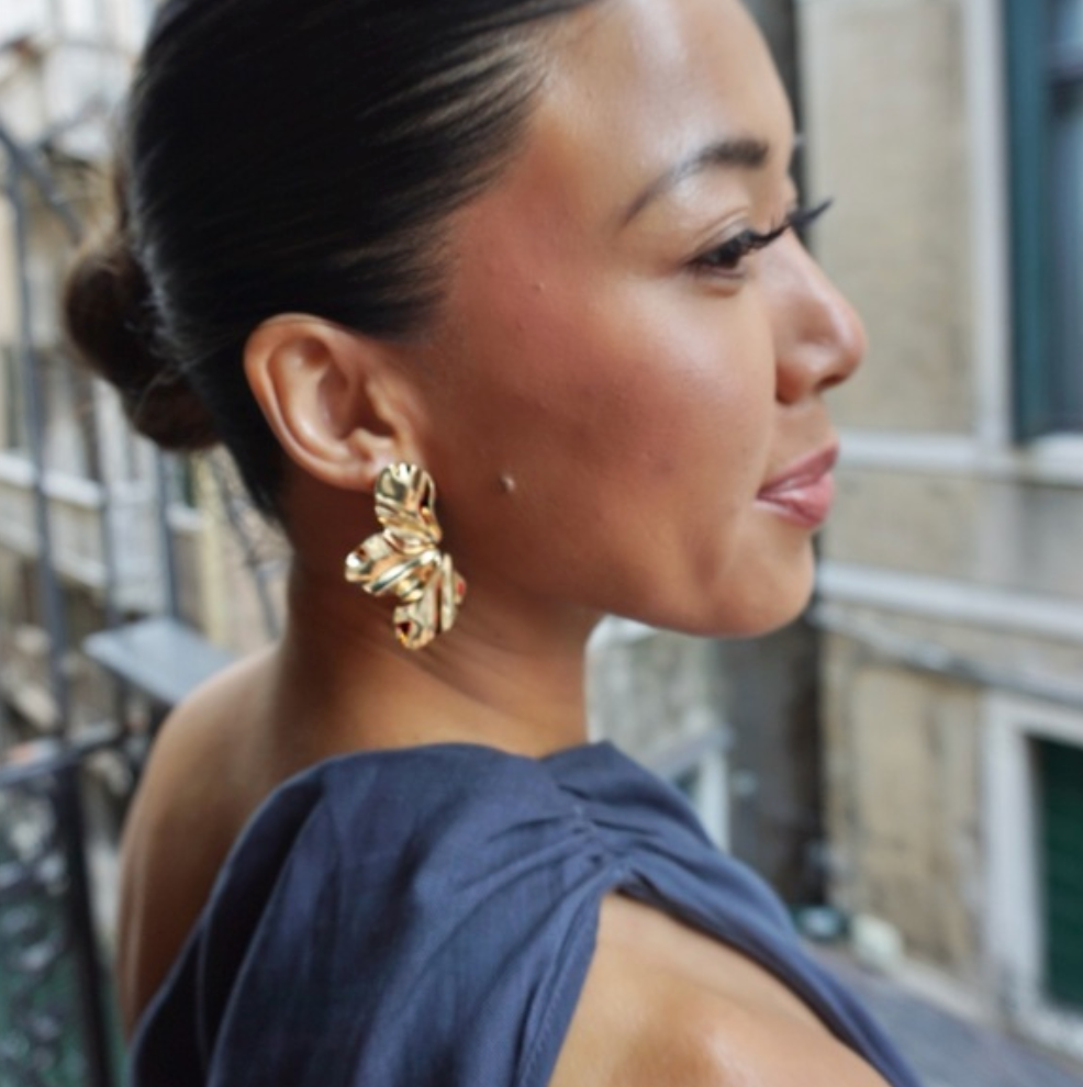 "Sophia" Leaf Floral Earring
