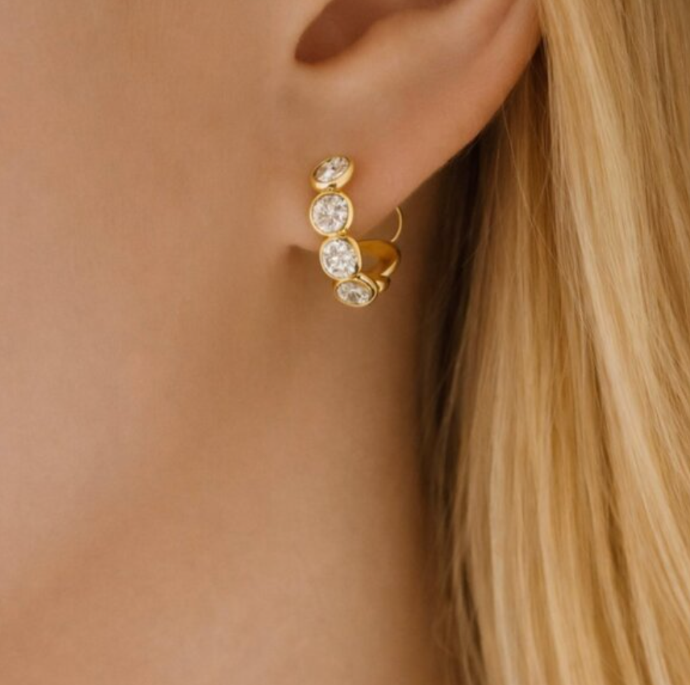 “Lulu” Luxe Gold Hoops
