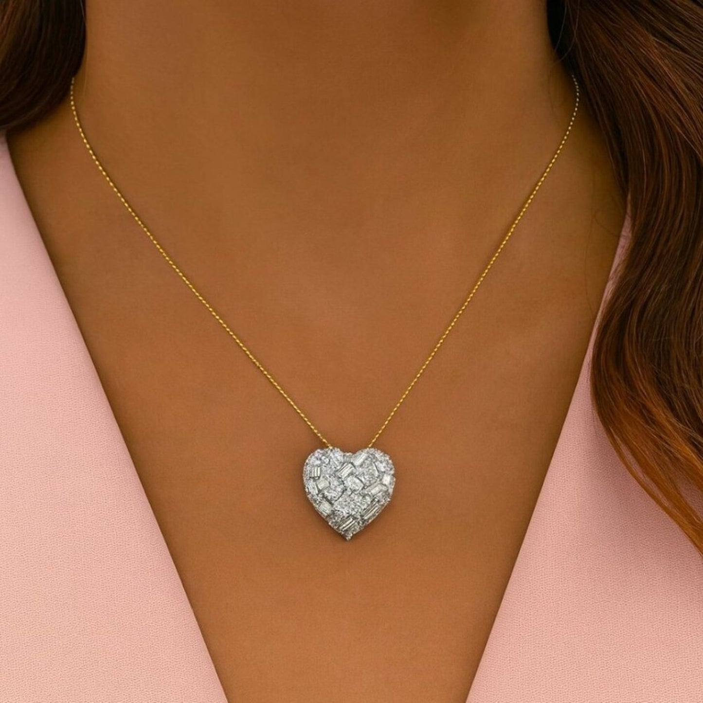 "Melrose" Heart Necklace