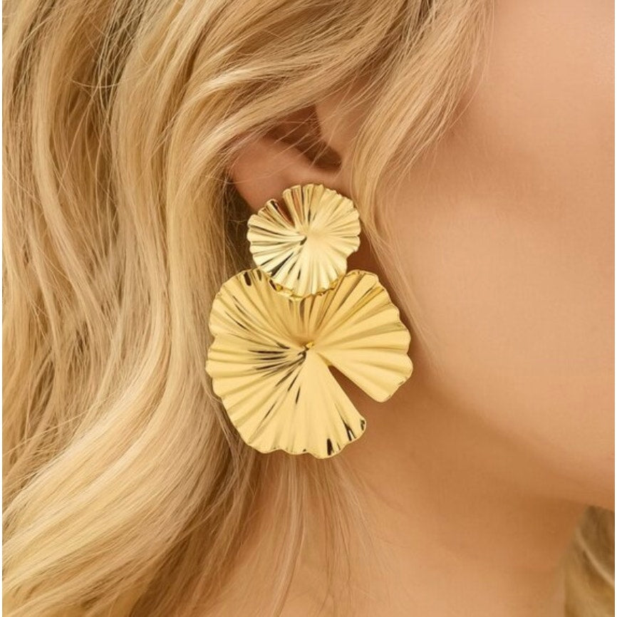 “Flora” Lightweight floral statement earrings