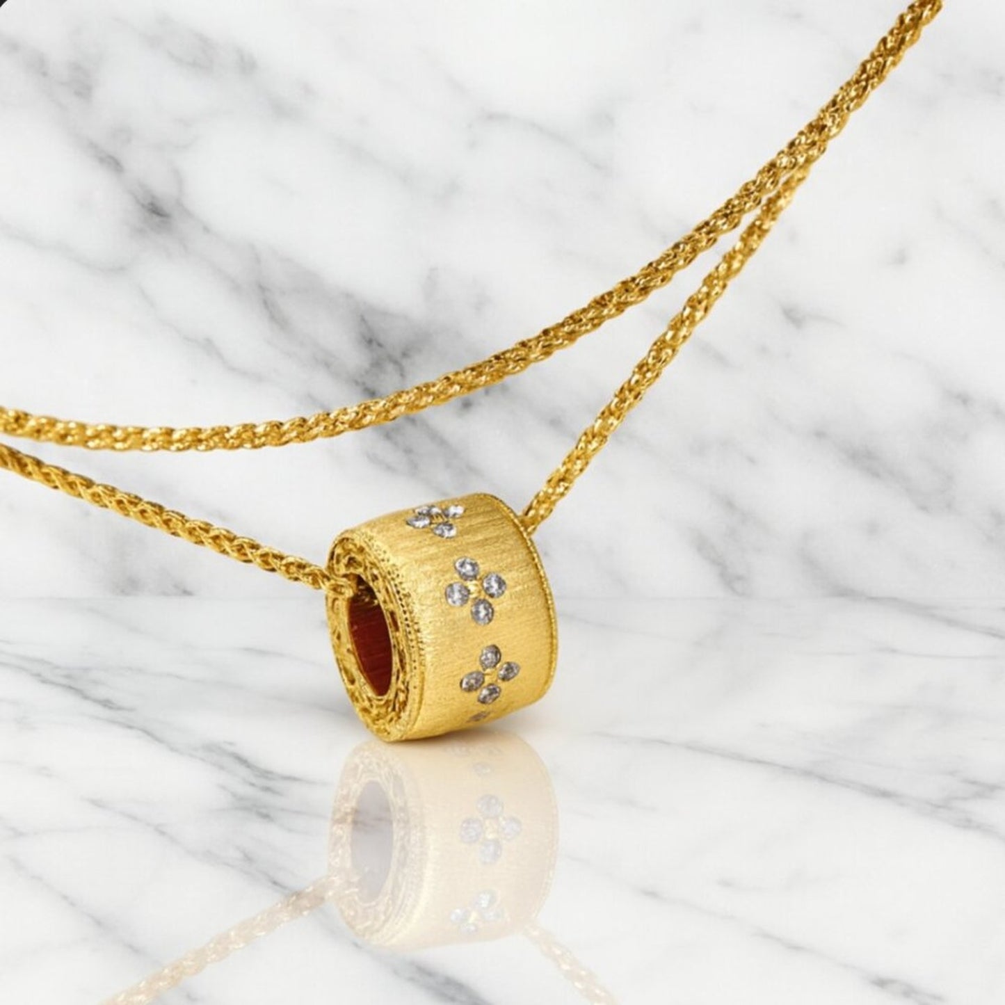 "Valeria" 18K Gold Plated Clover Necklace