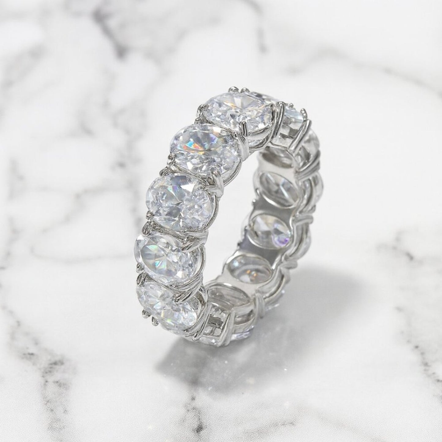 "Aspen" Oval Infinity Ring