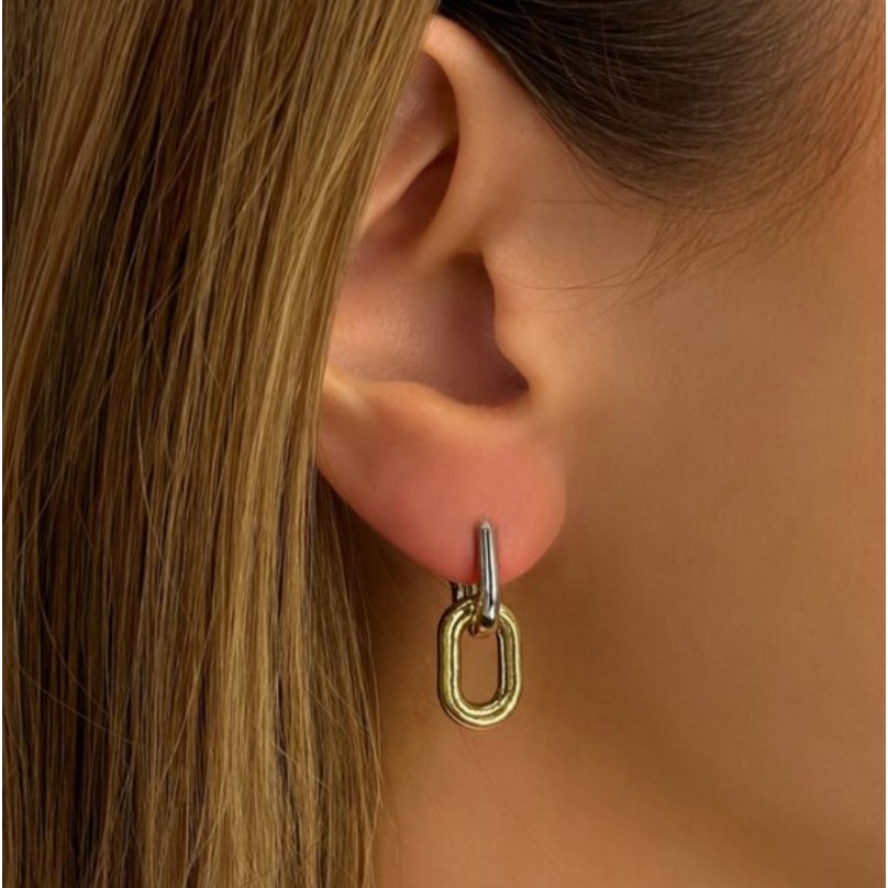 "Sahara” Mixed Metal Earrings