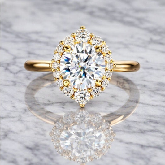 “Carter” Lab Diamond Ring Gold