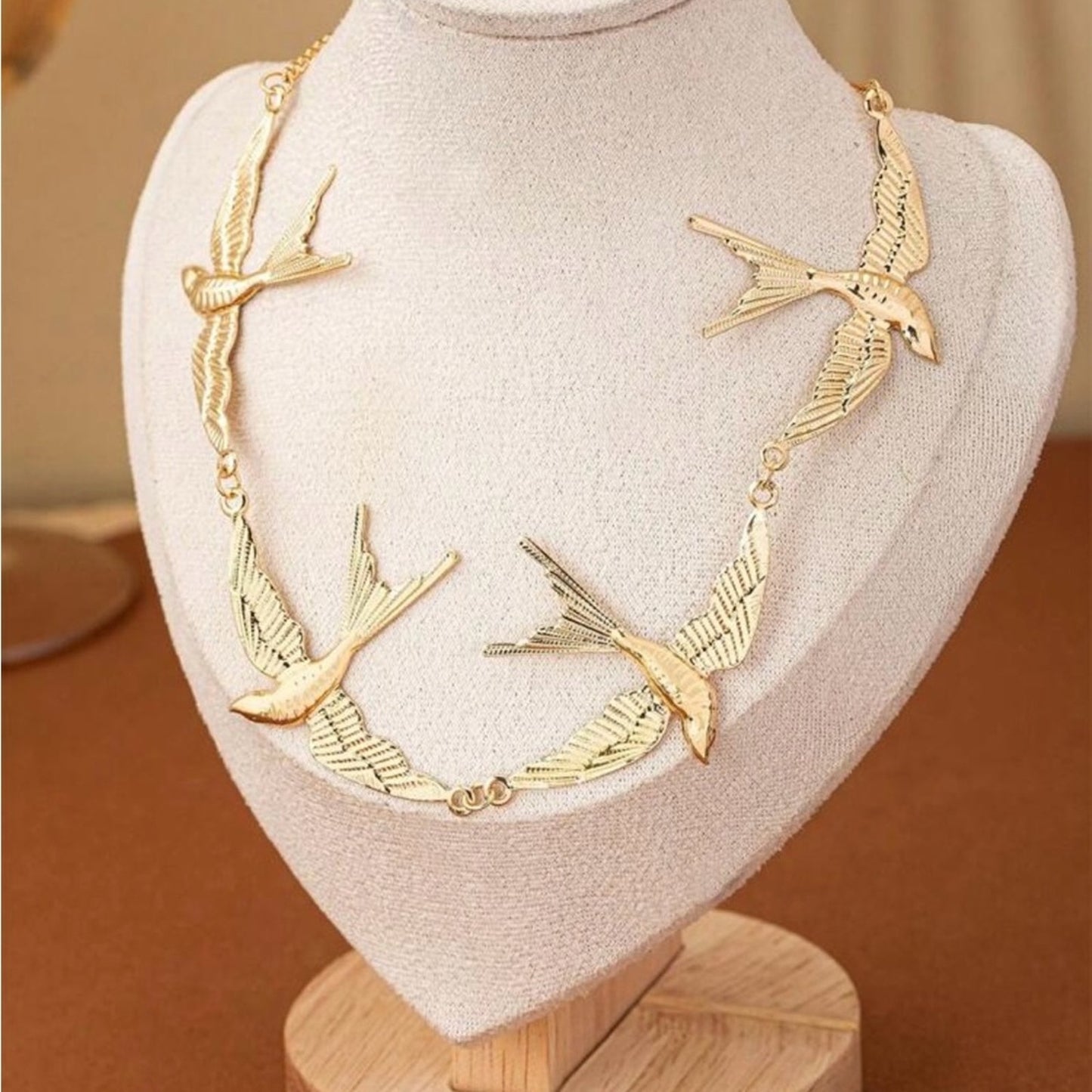 18k Sparrow Necklace