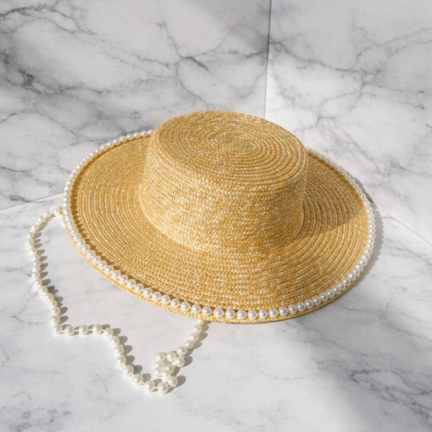 "Magnolia" Pearl Strand Derby Hat