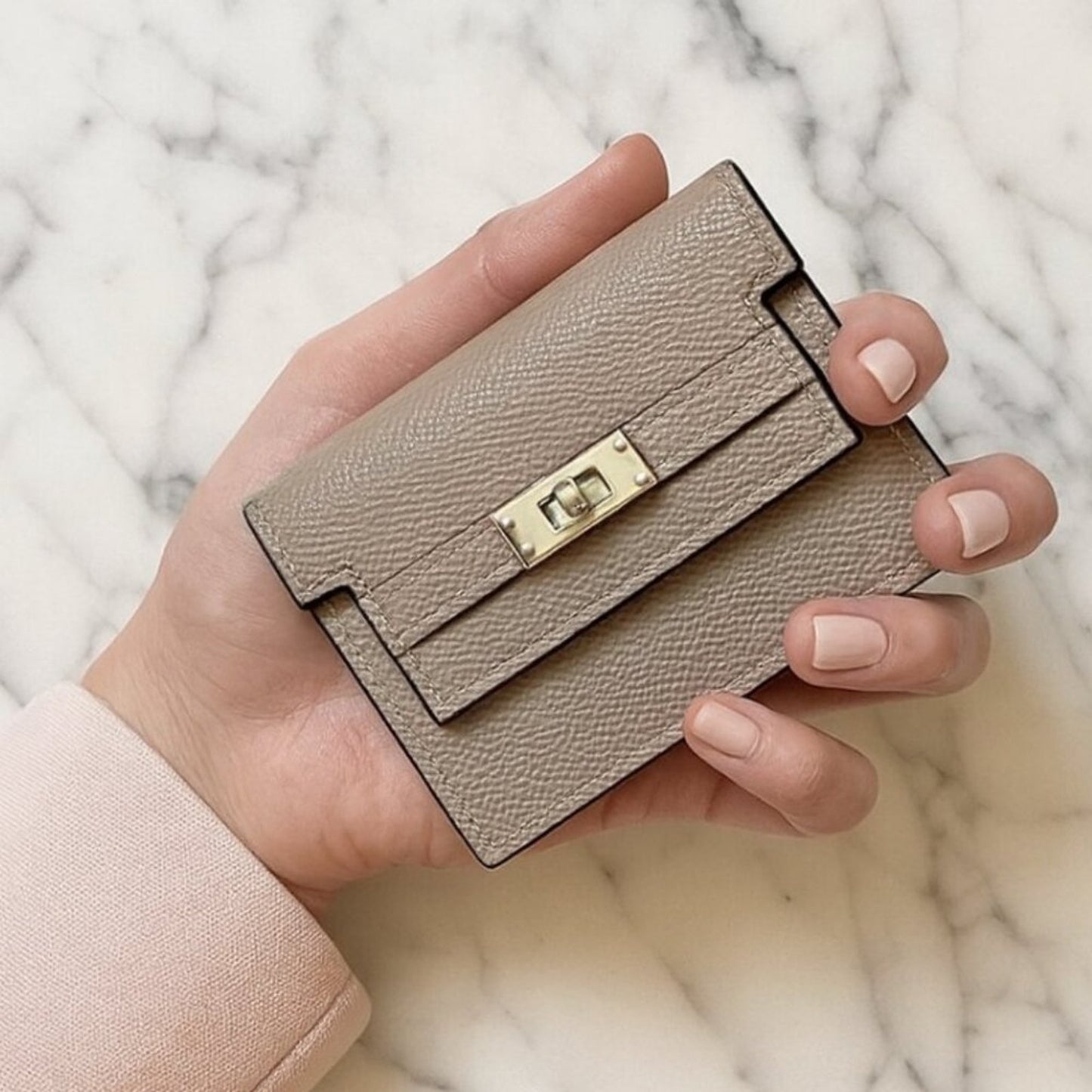 "Huxley" Vegan Leather Wallet Gray