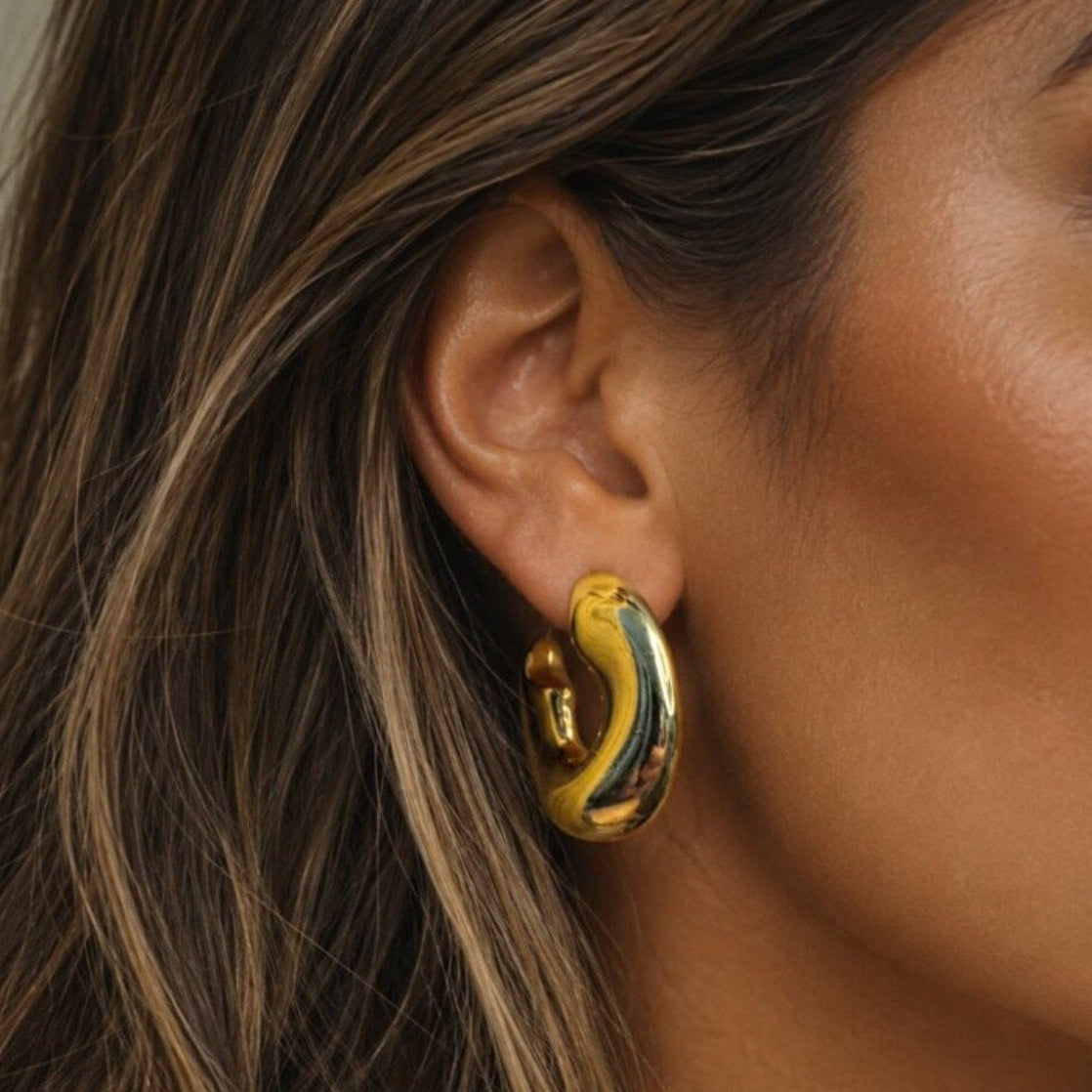 "Kaia" Hoop Earrings