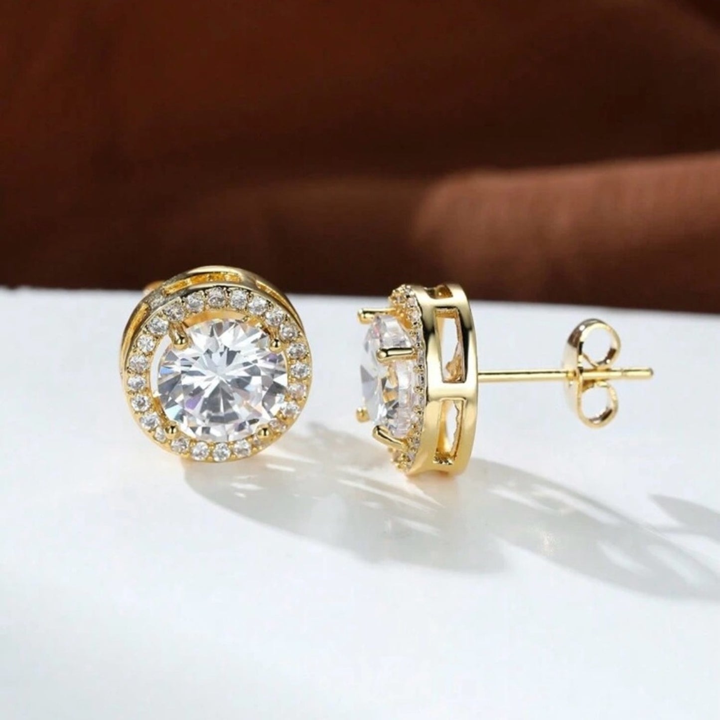 Diana Earrings - Yellow Gold Plated