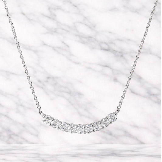 "Cambridge" Silver Bling Necklace