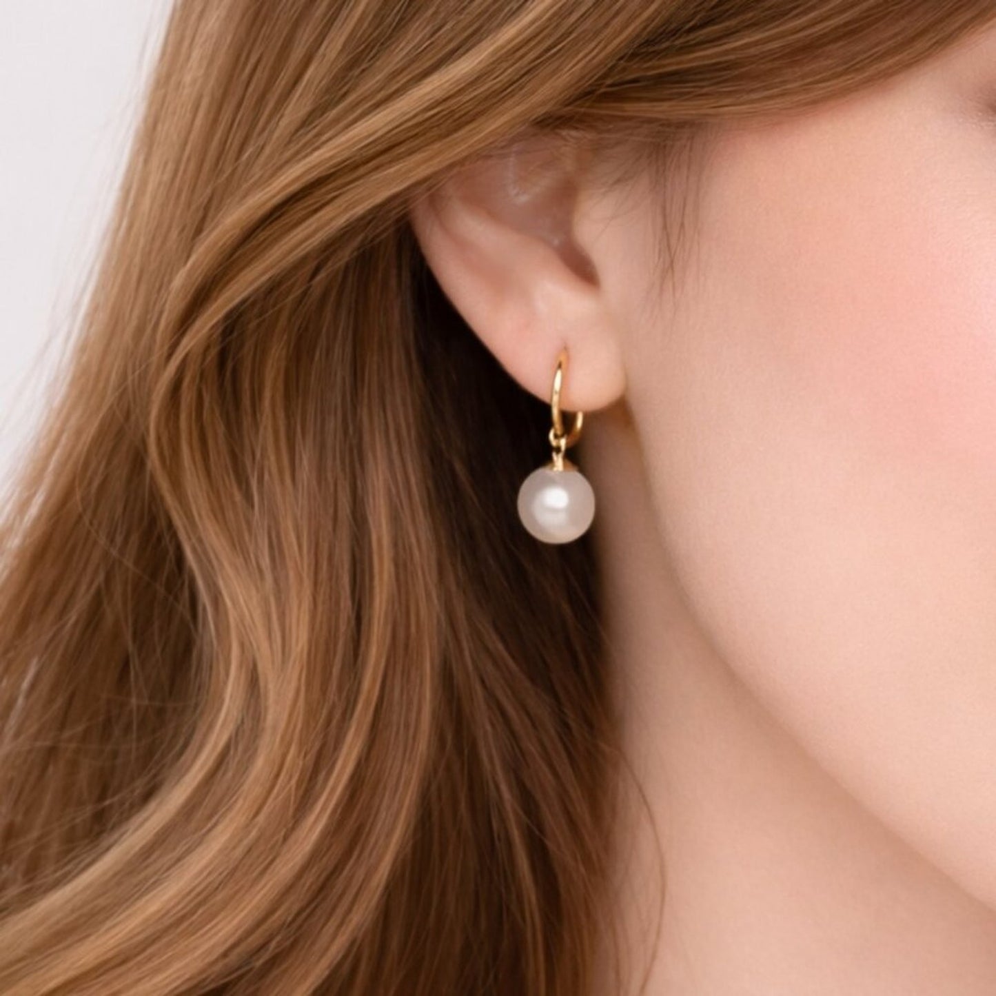 "Kaylee" Waterproof Pearl Earrings