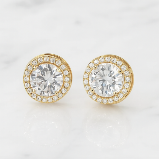 Diana Earrings - Yellow Gold Plated