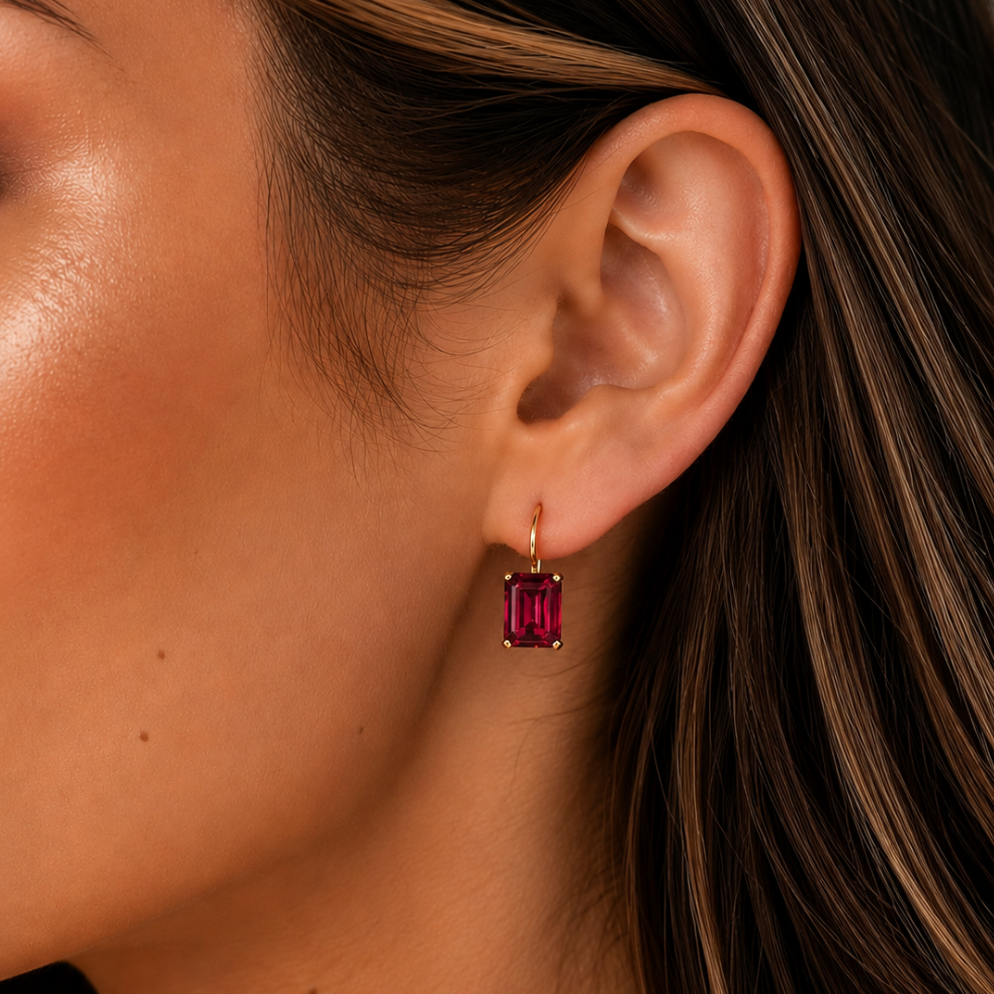 “Patricia” Gemstone Earrings