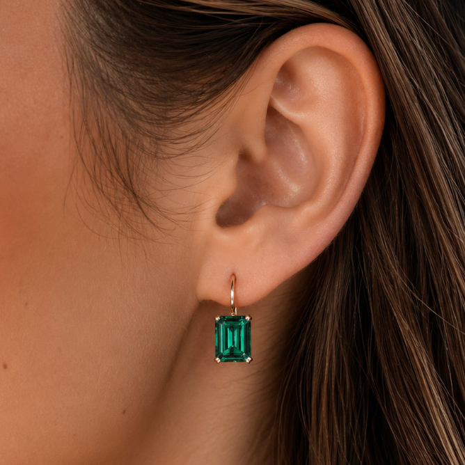 “Patricia” Gemstone Earrings