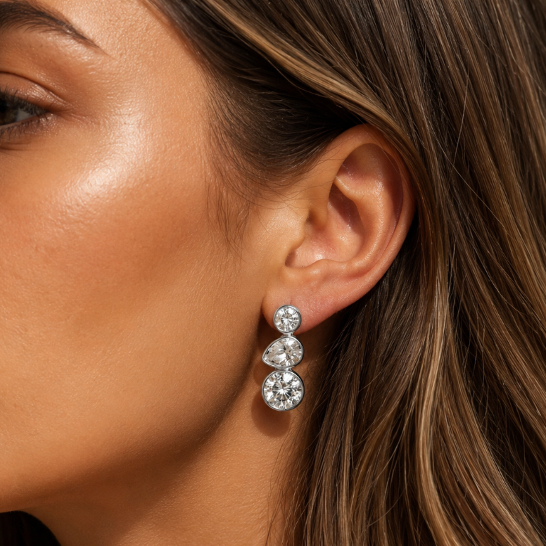 “Prianka” LUXE Cascade Earrings