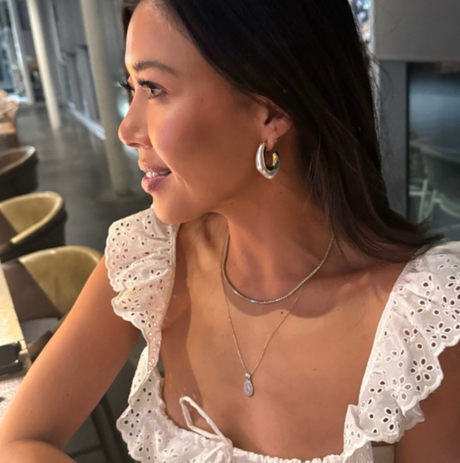 2-in-1 Convertible Pearl Hoops