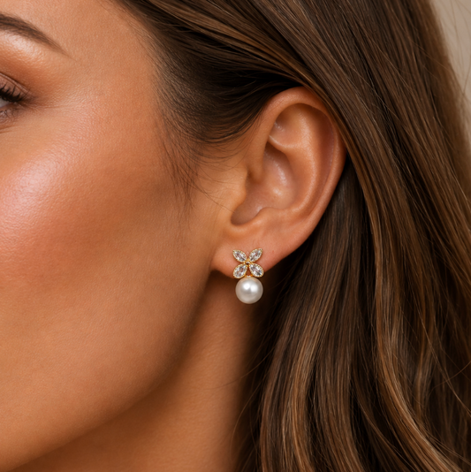 “Vanetta” Pearl Earrings