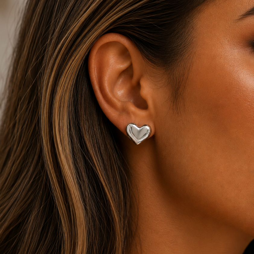 "Flynn" Heart Earrings