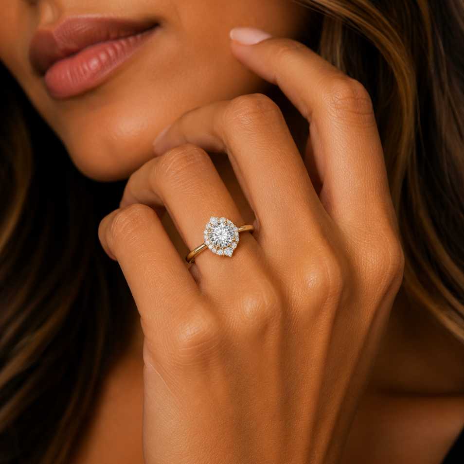 “Carter” Lab Diamond Ring Gold
