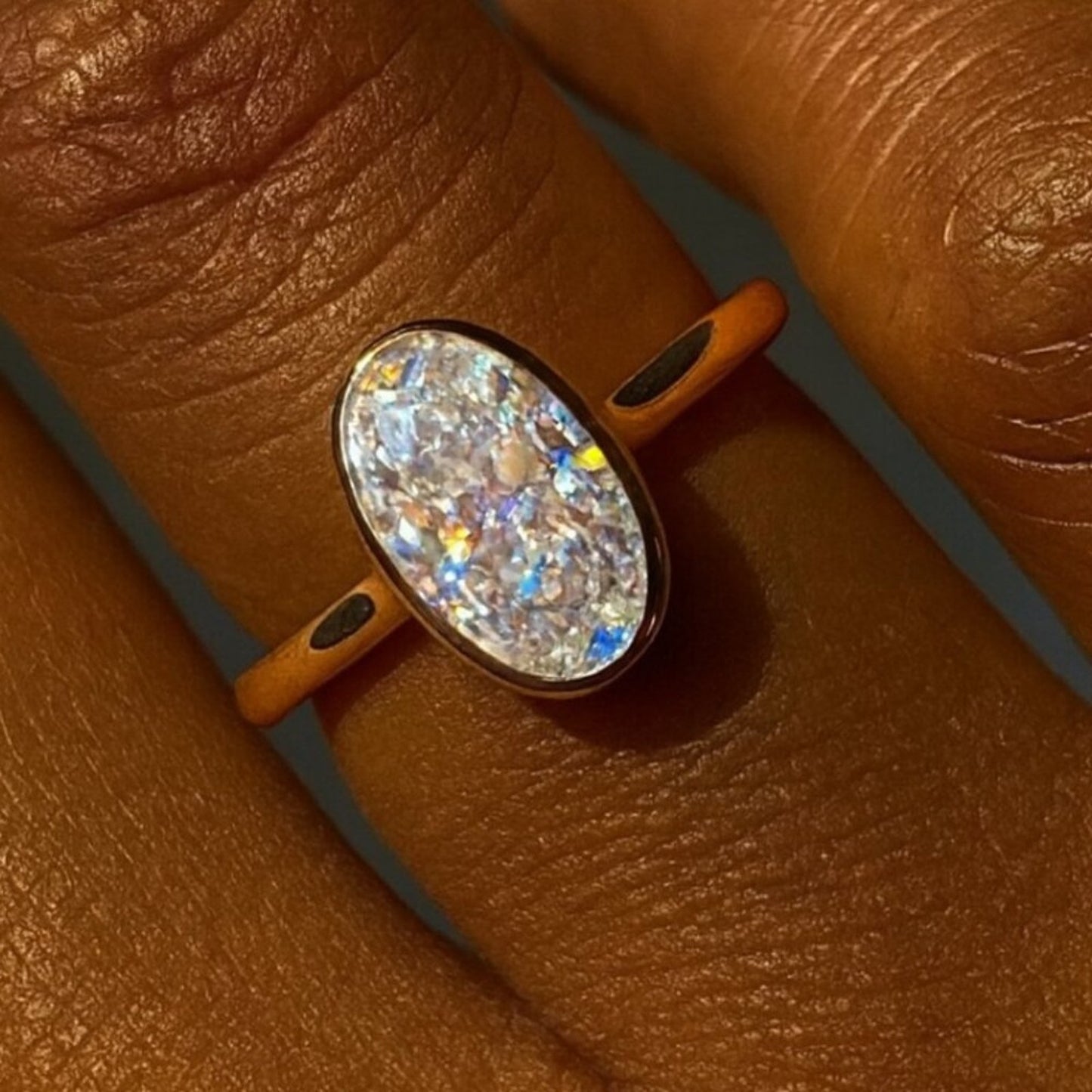 "Palmer"  Modern Oval Ring