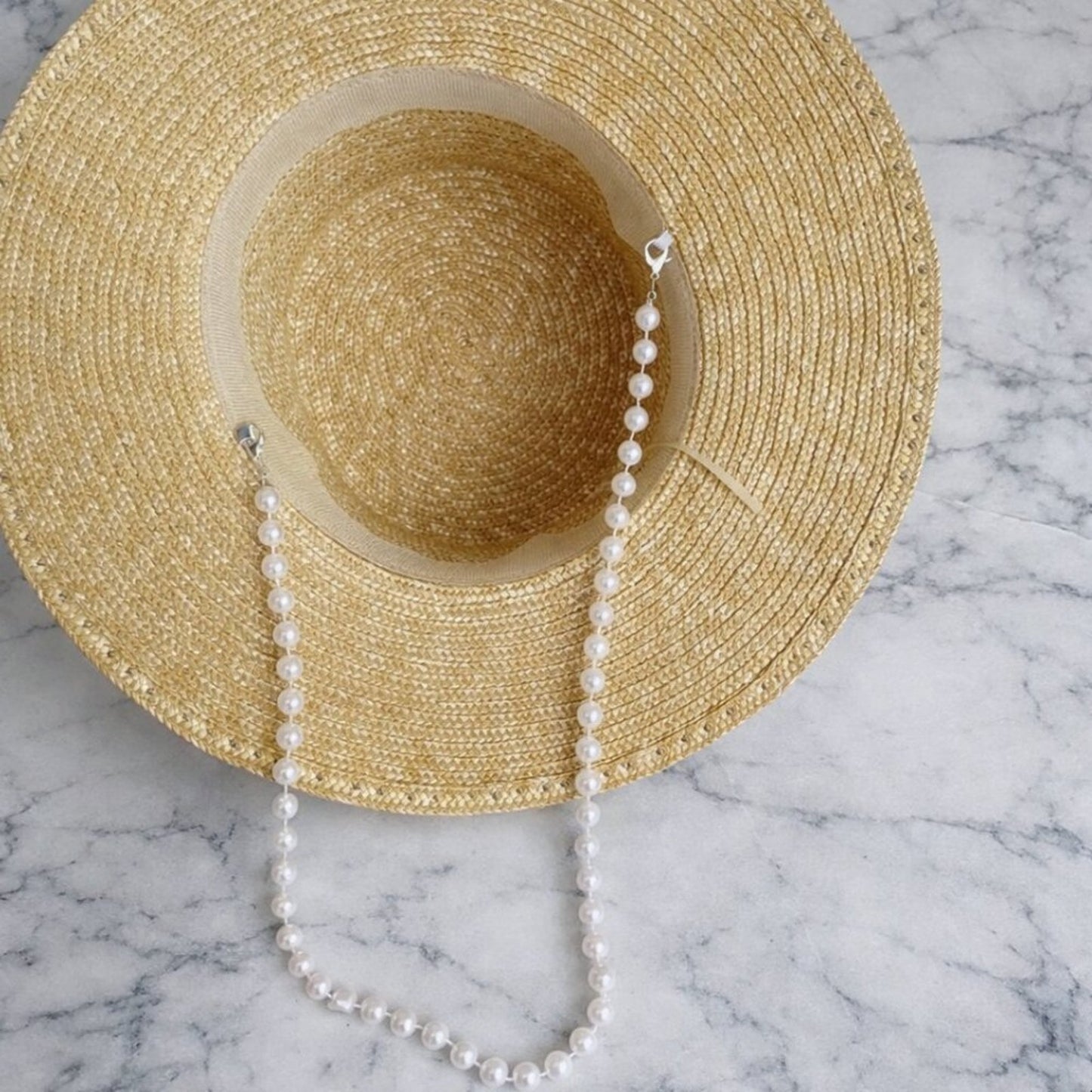 "Magnolia" Pearl Strand Derby Hat