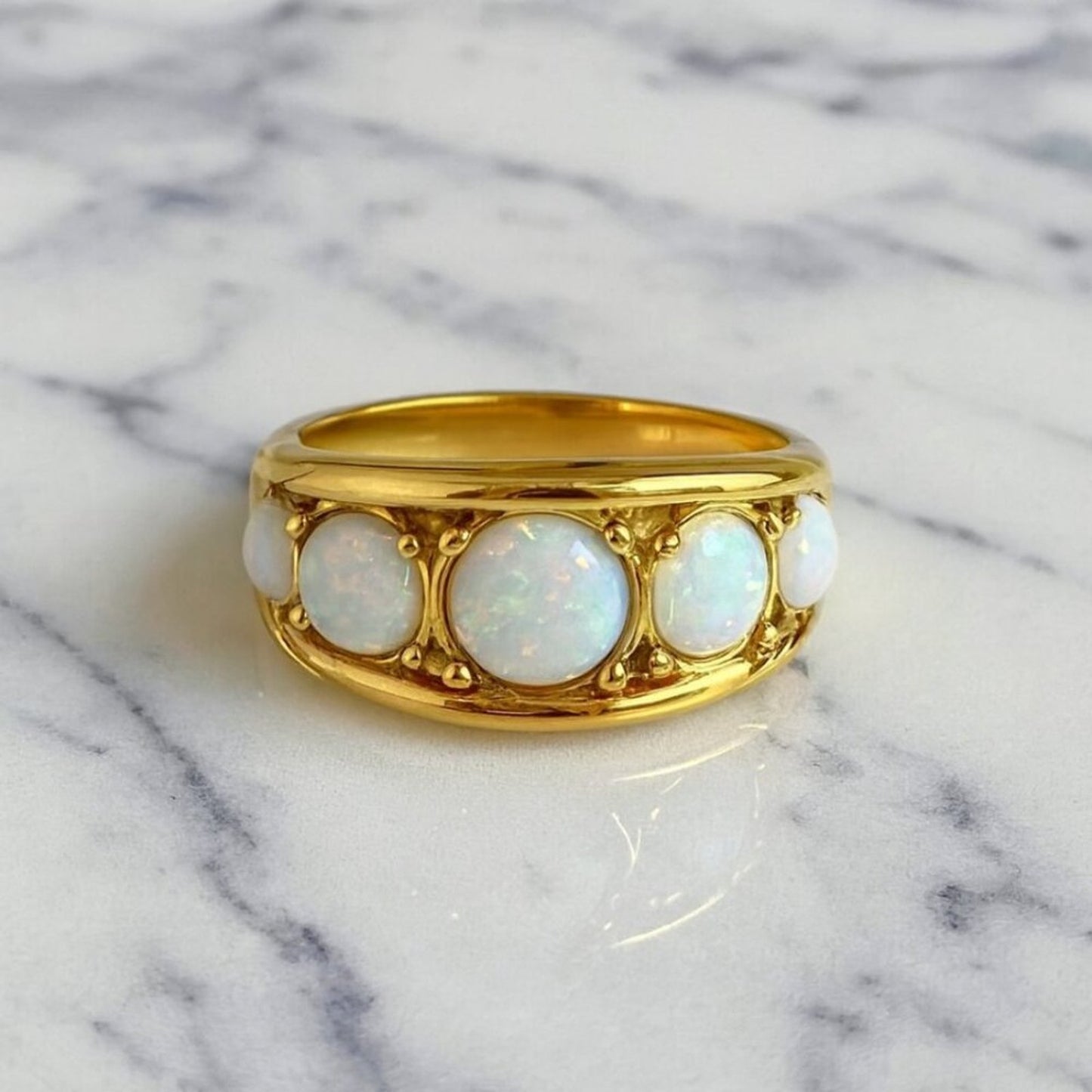 "Josie" 18K Opal Ring