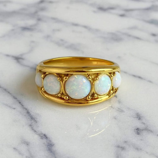 "Josie" 18K Opal Ring