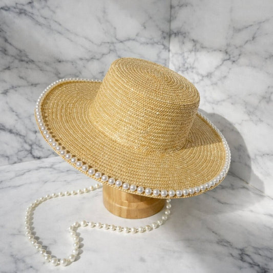 "Magnolia" Pearl Strand Derby Hat