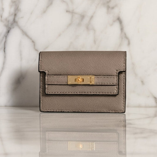 "Huxley" Vegan Leather Wallet Gray