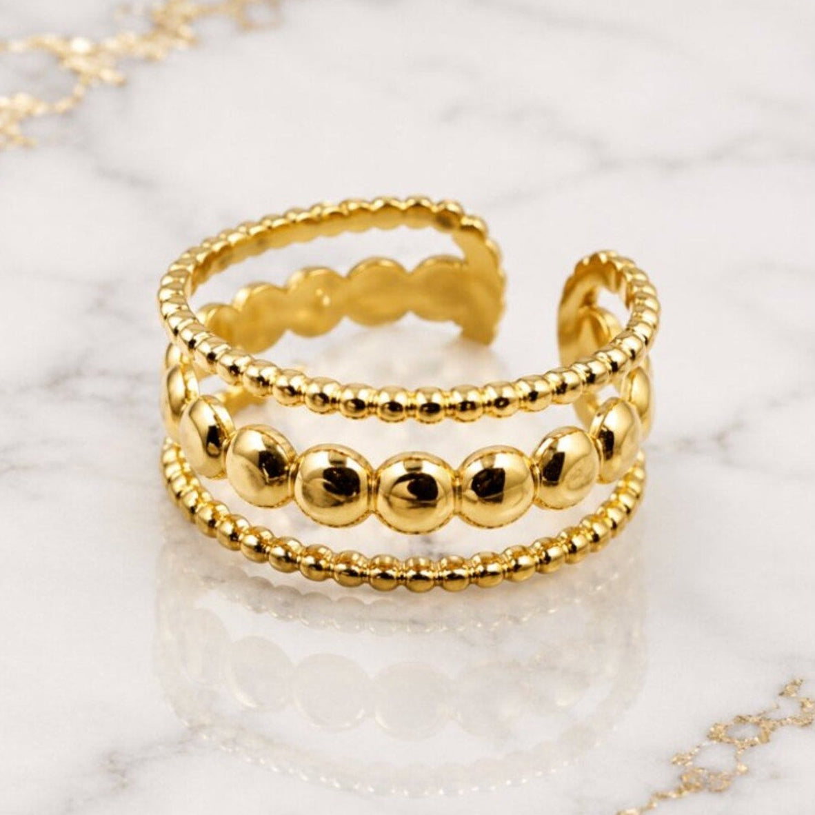 "Porter" Waterproof Ring Stack Adjustable