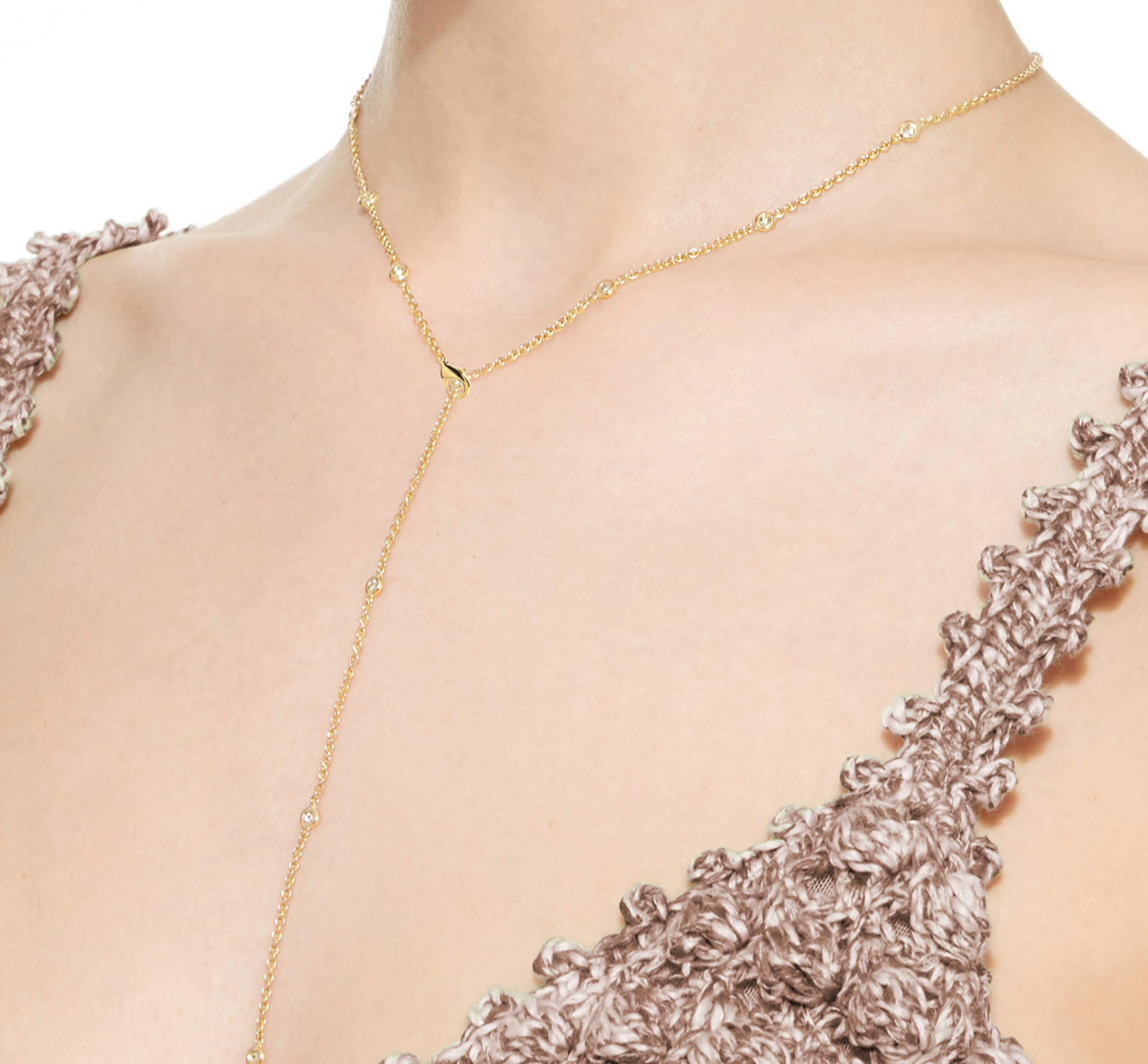 1 Necklace, Wear 10 Different Ways! Digital image to show you one of the many ways this necklace can be worn.